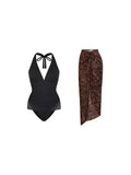 Costume da bagno con ferretto e copricostume Shapewear Tummy Control
