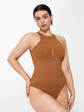 Shapewear Metallic Nahtloser Bauch-weg-Bodysuit mit hautfreundlichem Tragegefühl