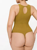 Shapewear Metallic Nahtloser Bauch-weg-Bodysuit mit hautfreundlichem Tragegefühl