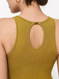 Shapewear Metallic Nahtloser Bauch-weg-Bodysuit mit hautfreundlichem Tragegefühl