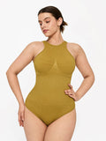 Shapewear Metallic Nahtloser Bauch-weg-Bodysuit mit hautfreundlichem Tragegefühl