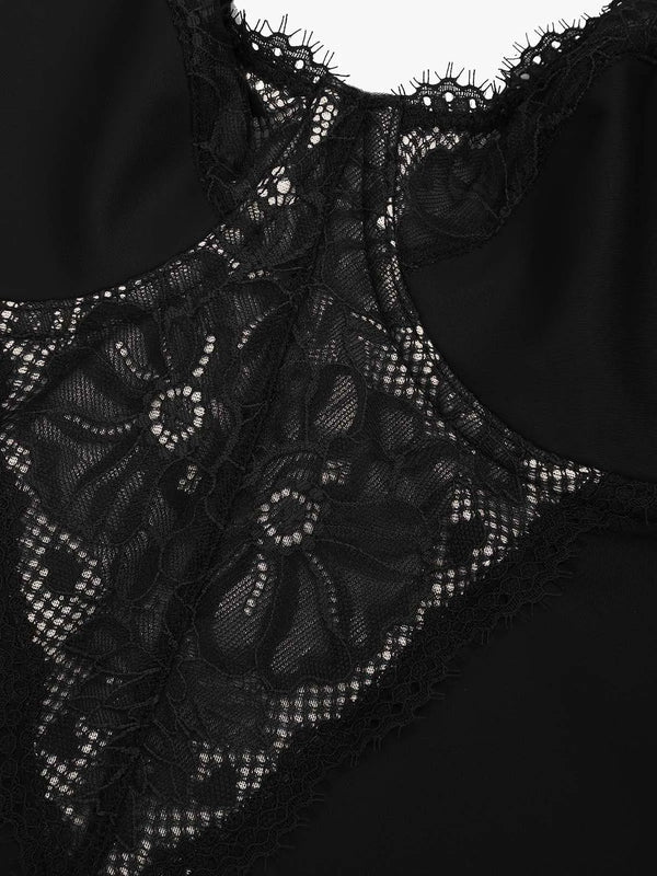 Shapewear Lace Inset Tummy Control Midi Dress