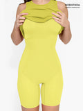 Abito lungo snellente senza maniche con scollo a giro in modal Shapewear