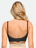 Soutien-gorge lissant sans armatures à bretelles larges réglables sans couture