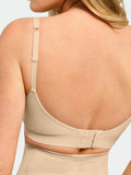 Soutien-gorge lissant sans armatures à bretelles larges réglables sans couture