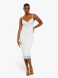 Shapewear Lace Inset Tummy Control Midi Dress