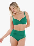 Completo bikini modellante con balza e controllo della pancia