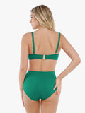 Completo bikini modellante con balza e controllo della pancia
