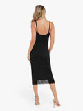 Shapewear Lace Inset Tummy Control Midi Dress