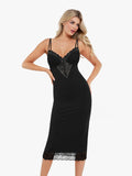 Shapewear Lace Inset Tummy Control Midi Dress