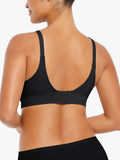 Soutien-gorge push-up sans coutures à col en V