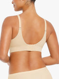 Soutien-gorge push-up sans coutures à col en V
