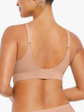 Soutien-gorge push-up sans coutures à col en V