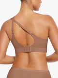 Soutien-gorge push-up sans coutures à col en V