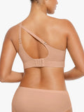 Soutien-gorge push-up sans coutures à col en V