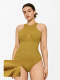 Shapewear Metallic Nahtloser Bauch-weg-Bodysuit mit hautfreundlichem Tragegefühl