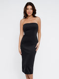 Popilush? Cooling Bodycon Summer Dress Bluetag Cooling Shapewear Slimming Midi Tube Dress