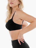 Completo bikini modellante con balza e controllo della pancia