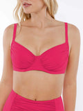 Completo bikini modellante con balza e controllo della pancia