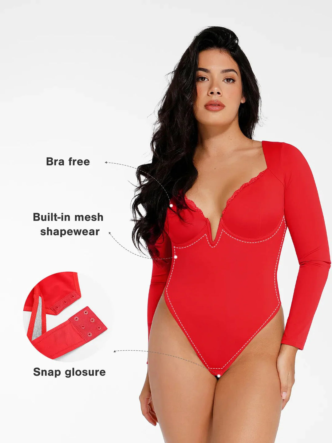 Body modellante con balconcino in pizzo e similpelle Shapewear – Popilush Body modellante con balconcino in pizzo e similpelle Shapewear – Popilush