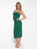 Popilush? Cooling Bodycon Summer Dress The Shapewear Dress Bluetag Cooling Tube Maxi