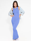 Abito lungo snellente senza maniche con scollo a giro in modal Shapewear