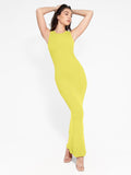 Abito lungo snellente senza maniche con scollo a giro in modal Shapewear